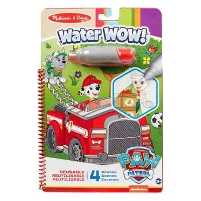 Kouzelné malování vodou Tlapková patrola/Paw Patrol omalovánky/blok 19x28cm + štětec, 4 listy