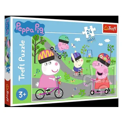 Trefl Puzzle Peppa Pig - Aktivní den / 24 dílků MAXI