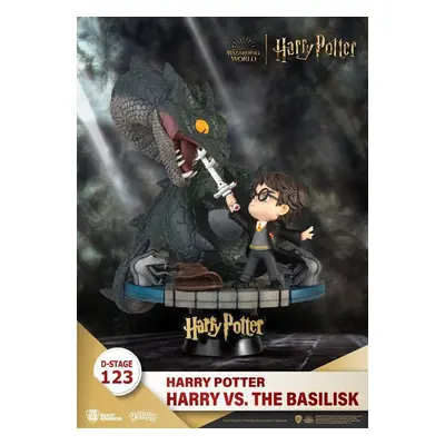 Harry Potter D-Stage diorama - Harry vs bazilišek 16 cm (Beast Kingdom)