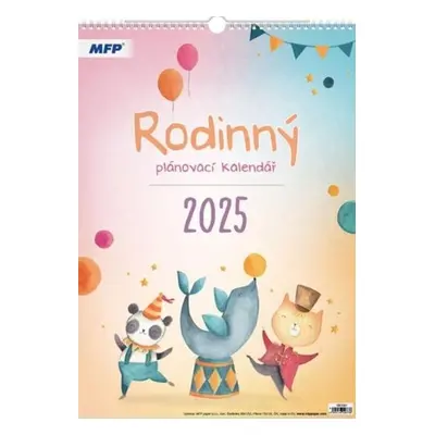 Rodinný kalendář 2025 - nástěnný kalendář