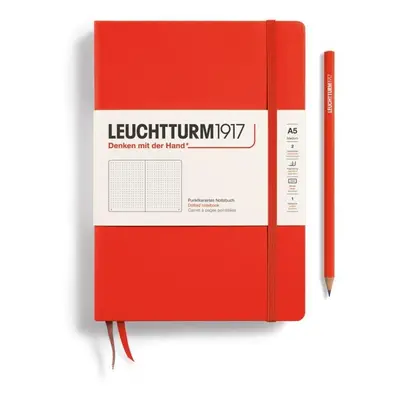 Leuchtturm1917 Zápisník Lobster Medium A5 tečkovaný