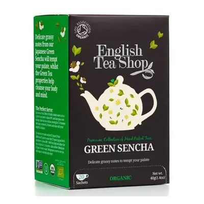 English Tea Shop Čaj Zelený Japonská Sencha, 20 sáčků