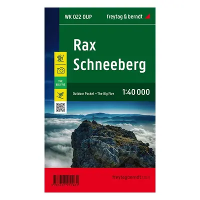 WK 022 OUP Rax - Schneeberg 1:40 000 / turistická mapa (kapesní)