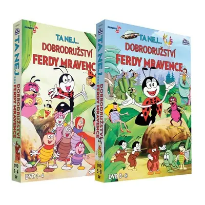 Dobrodružství Ferdy mravence - 8 DVD - Ta nej...