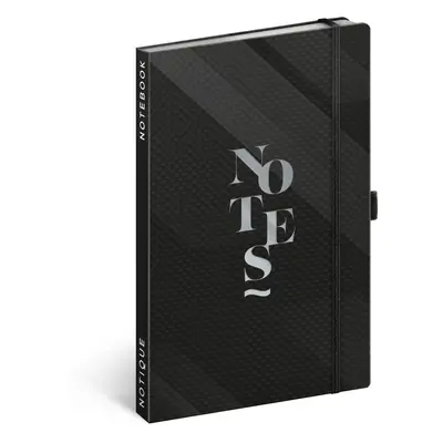 NOTIQUE Notes Elegantní, linkovaný, 13 x 21 cm