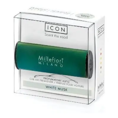 Millefiori Milano Icon White Musk / vůně do auta Classic - zelená