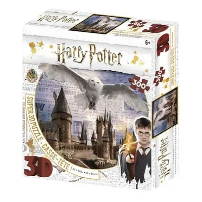 Harry Potter 3D puzzle - Bradavice a Hedvika 300 dílků