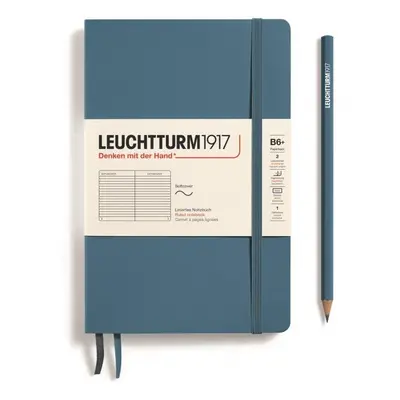 Leuchtturm1917 Zápisník Stone Blue Softcover B6+ linkovaný