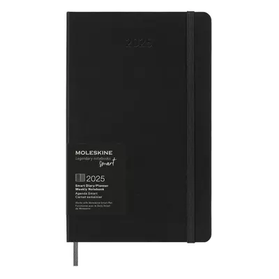 Moleskine Smart zápisník 2025 černý L, plán, tvrdý