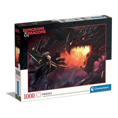 Clementoni Puzzle Dungeons & Dragons - Boj s drakem 1000 dílků - Play Go