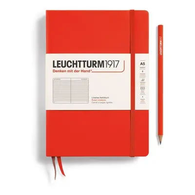 Leuchtturm1917 Zápisník Lobster Medium A5 linkovaný