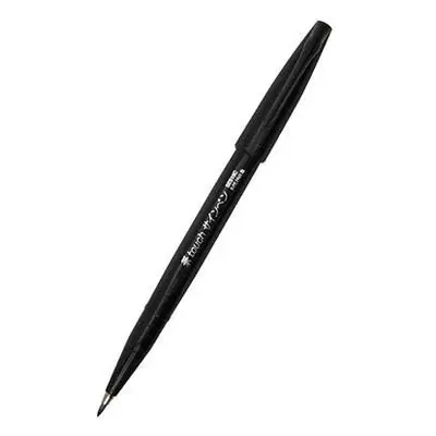 Popisovač Pentel Touch Brush - černý