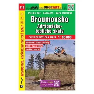 SC 115 Broumovsko, Adršpašsko-teplické skály 1:60 000