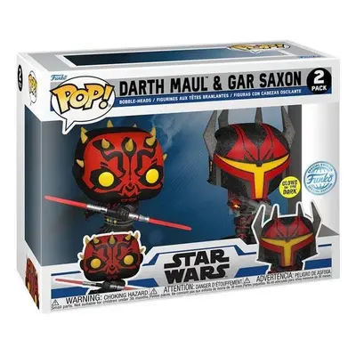 Funko POP Star Wars: CloneWars - Maul/Gar 2pack (exclusive special edition GITD)