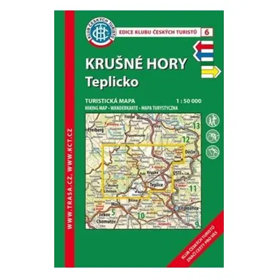 Krušné hory-Teplicko /KČT 6 1:50T Turistická mapa