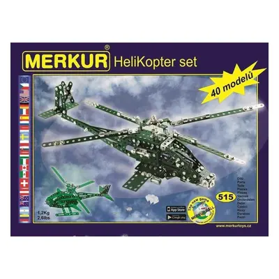 Merkur Helikopter Set 515 dílů / 40 modelů