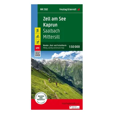 Zell am See-Kaprun 1:50 000 / turistická a cykloturistická mapa