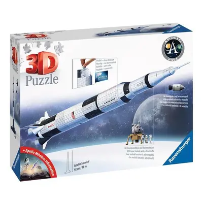 Ravensburger Puzzle - Vesmírná raketa Saturn V 432 dílků