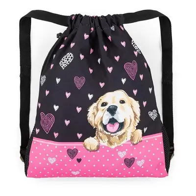 Bagmaster Sáček na přezůvky Prim 23 A Black/Pink