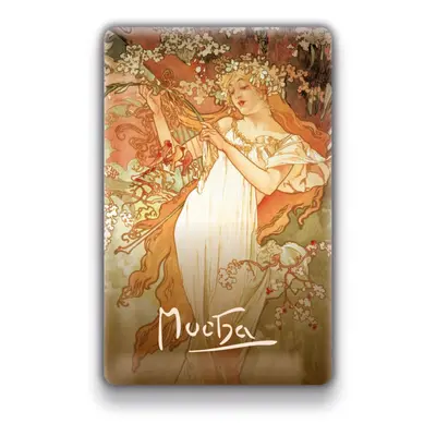 Magnet Alfons Mucha - Jaro, 54 × 85 mm