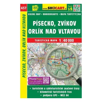 SC 437 Písecko, Zvíkov, Orlík nad Vltavou 1:40 000