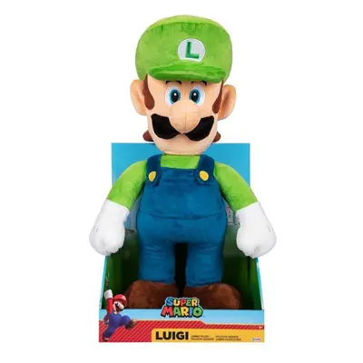 Plyšák Super Mario - Luigi, velikost Jumbo 30 cm - Talent show