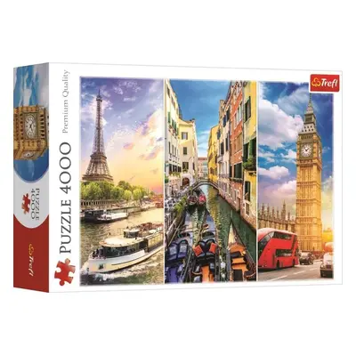 Trefl Puzzle Výlet po Evropě / 4000 dílků