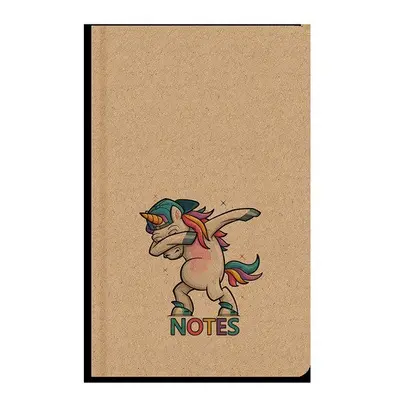 Notes linkovaný A5 kraft Unicorn