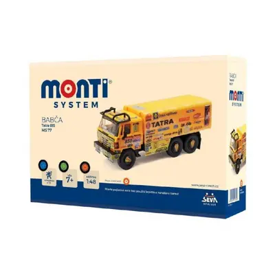 Stavebnice Monti System MS 77 Babča Tatra 815 1:48 v krabici 22x15x6cm