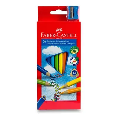 Faber - Castell Pastelky trojhranné Junior - středně silné 20 ks