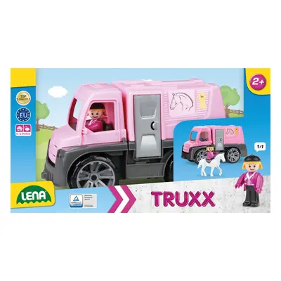 Auto Truxx přeprava koní s figurkami plast 26cm v krabici 39x22x16cm 24m+ - Lena