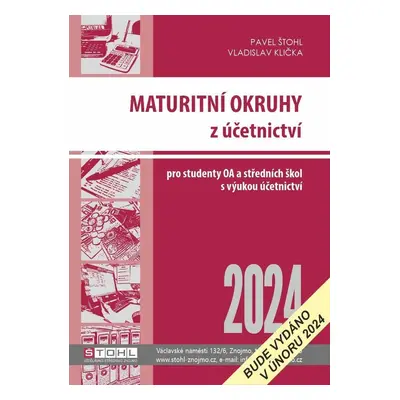 Maturitní okruhy z účetnictví 2024 - Pavel Štohl