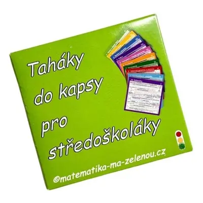 Taháky do kapsy pro středoškoláky - Matematika (kartičky v krabičce) - Zuzana Zelená