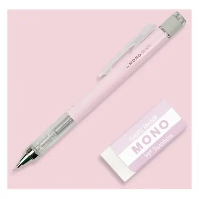 Mikrotužka Mono Graph Pastel s gumou - rose, 0,5mm, blistr