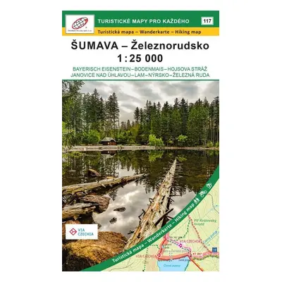 Šumava - Železnorudsko 1:25 000 / 117 Turistivké mapy pro každého