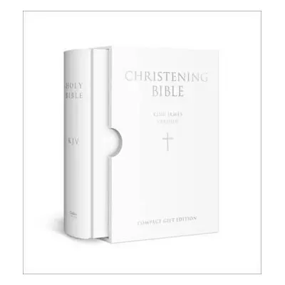 HOLY BIBLE: King James Version (KJV) White Compact Christening Edition