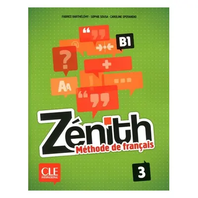 Zénith 3: Livre de l´éleve + DVD-Rom - Fabrice Barthélémy