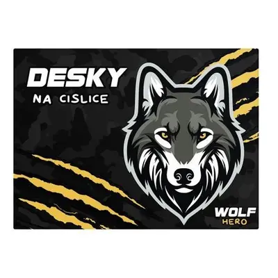 Desky na číslice - Vlk