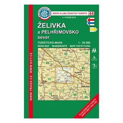 Želivka, Pelhřimovsko /KČT 44 1:50T Turistická mapa