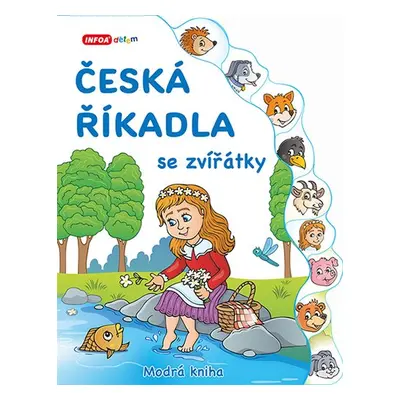 Česká říkadla se zvířátky - Modrá kniha