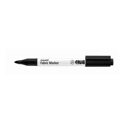 MONAMI 470-01 BLACK FINE 1,3 MM FABRIC MARKER