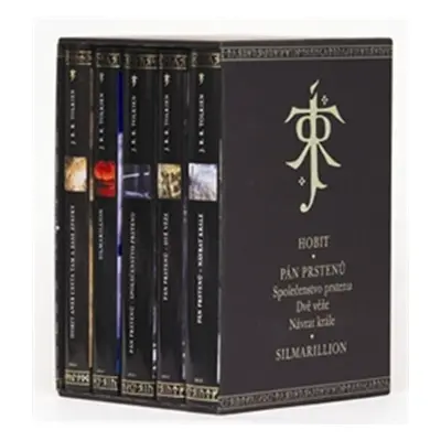 Tolkien BOX 1-5 (Hobit, Společenstvo prstenu, Dvě věže, Návrat krále, Silmarilion), 1. vydání -