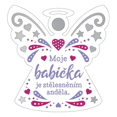 Albi Plaketka anděl - Babička - Albi