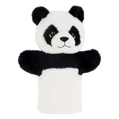 Keel Toys Keeleco plyšový maňásek na ruku eko 27 cm - Panda