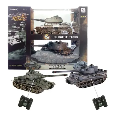 RC TANK T34 vs TIGER (sada 2ks) 1:24 - Sparkys