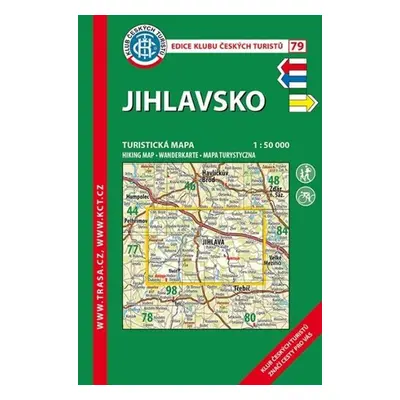 Jihlavsko /KČT 79 1:50T Turistická mapa