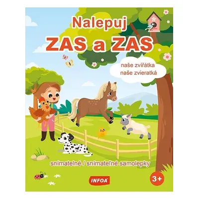 Nalepuj ZAS a ZAS Naše zvířátka / Naše zvieratká - snímatelné / snímateľné samolepky