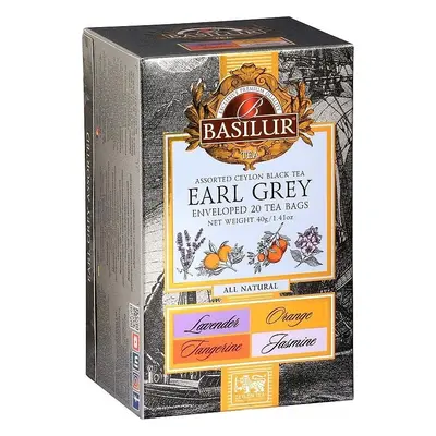 BASILUR All Natural Earl Grey Assorted 20x2g