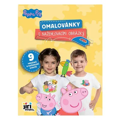 Omalovánky s nažehlovacími obrázky Prasátko Peppa