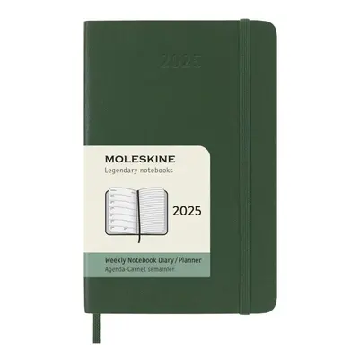 Moleskine Plánovací zápisník 2025 zelený S, měkký